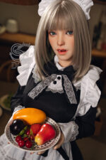 161cm / 5ft3" E-cup Vicky.H(Full silicone)