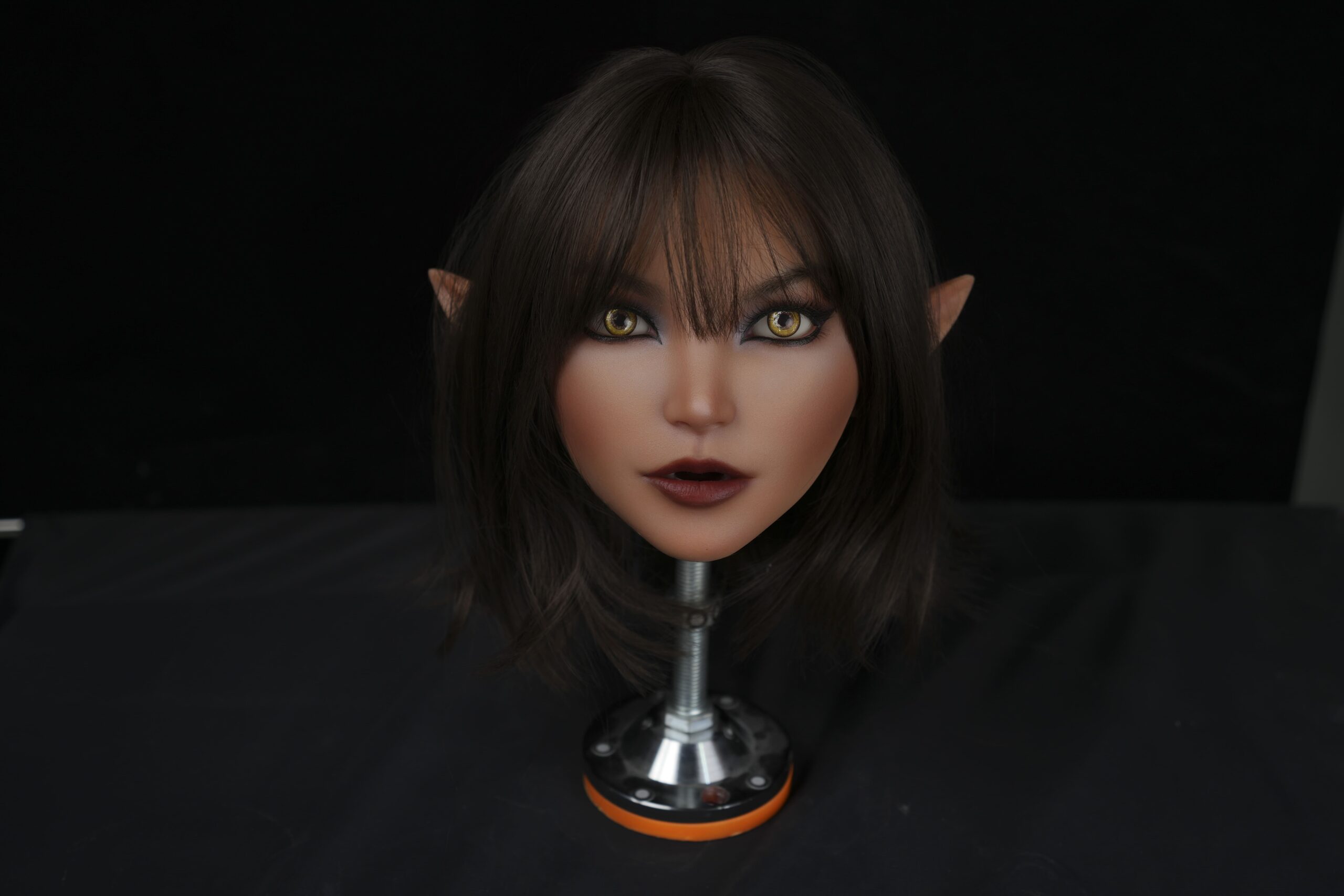 Small Imperfections: Single Silicone Elf Doll Head (No. 4) - Image 1