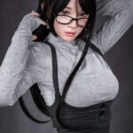 T153cm / 5ft0" A-cup Hinata.A (Full silicone body with realistic skin texture)