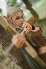T161cm / 5ft3" C-cup Lita Elf (Full silicone body with realistic skin texture)